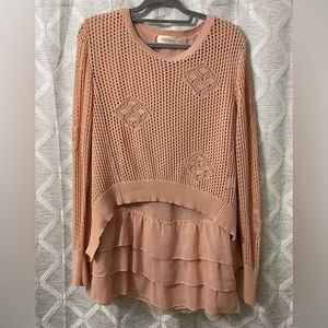 Blush knitted sweater tunic! Beautiful!